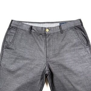 Halsey Men's Gray Chino Pants Flat Front Cotton Blend Size‎ 38x34